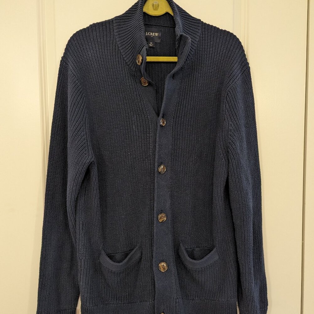 J. Crew Men's Chunky Knit Cardigan SZ M